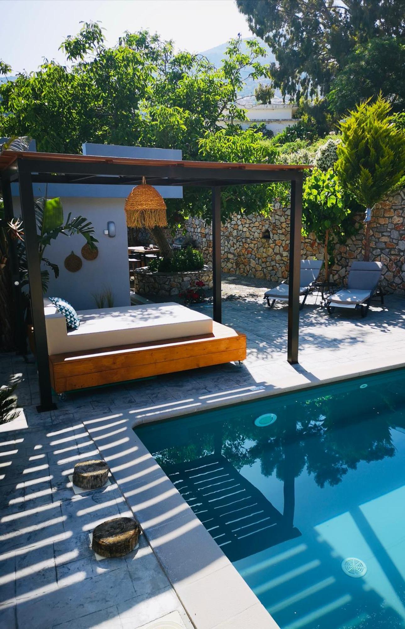 Spacious Maistrali Villa, Private Pool & Garden Rodakino Eksteriør billede